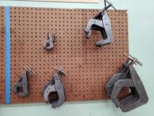 12 WELDING CLAMPS - ONE QUICK CLAMP