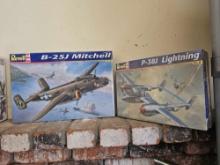 3 REVELL MILITARY AIRCRAFT MODELS