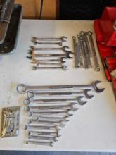 CRAFTSMAN BOXED AND OPEN END WRENCHES