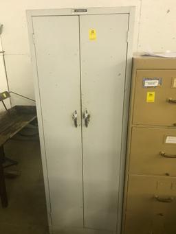 Metal storage cabinet made by Interstate Industries (lot 10)