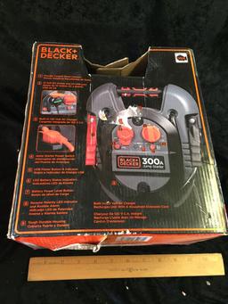 Jump Starter BLACK+DECKER J312B:Instant Amps 600 Peak/300 $60/70