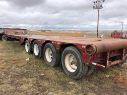 2006 Stillwell lowboy trailer 40 foot x 9 foot, 10 foot x 9 foot neck, serial:ST4XSR16053061094, G.A