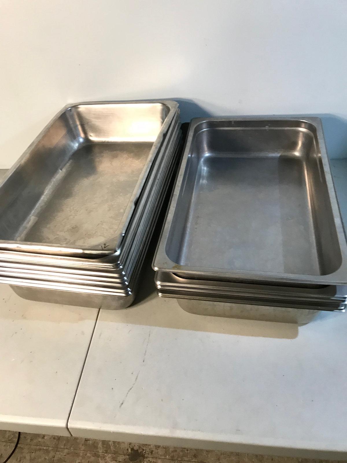 Steam table pans, full size