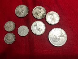 Various SILVER Canadian Coins, all have silver, selling one money
