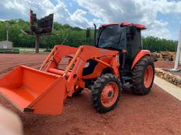 KUBOTA M7040 CAB TRACTOR W/LOADER