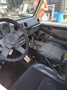 1987 SUZUKI SAMURAI 78K  MILES