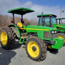 JOHN DEERE 5420 STRADDLE MOUNT - 1985 HOURS - KEY IN OFFICE - OPERATORS MANUAL IN OFFICE - ONE OWNER