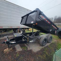 HOMESTEADER 2 AXLE 10 FT DUMP TRAILER