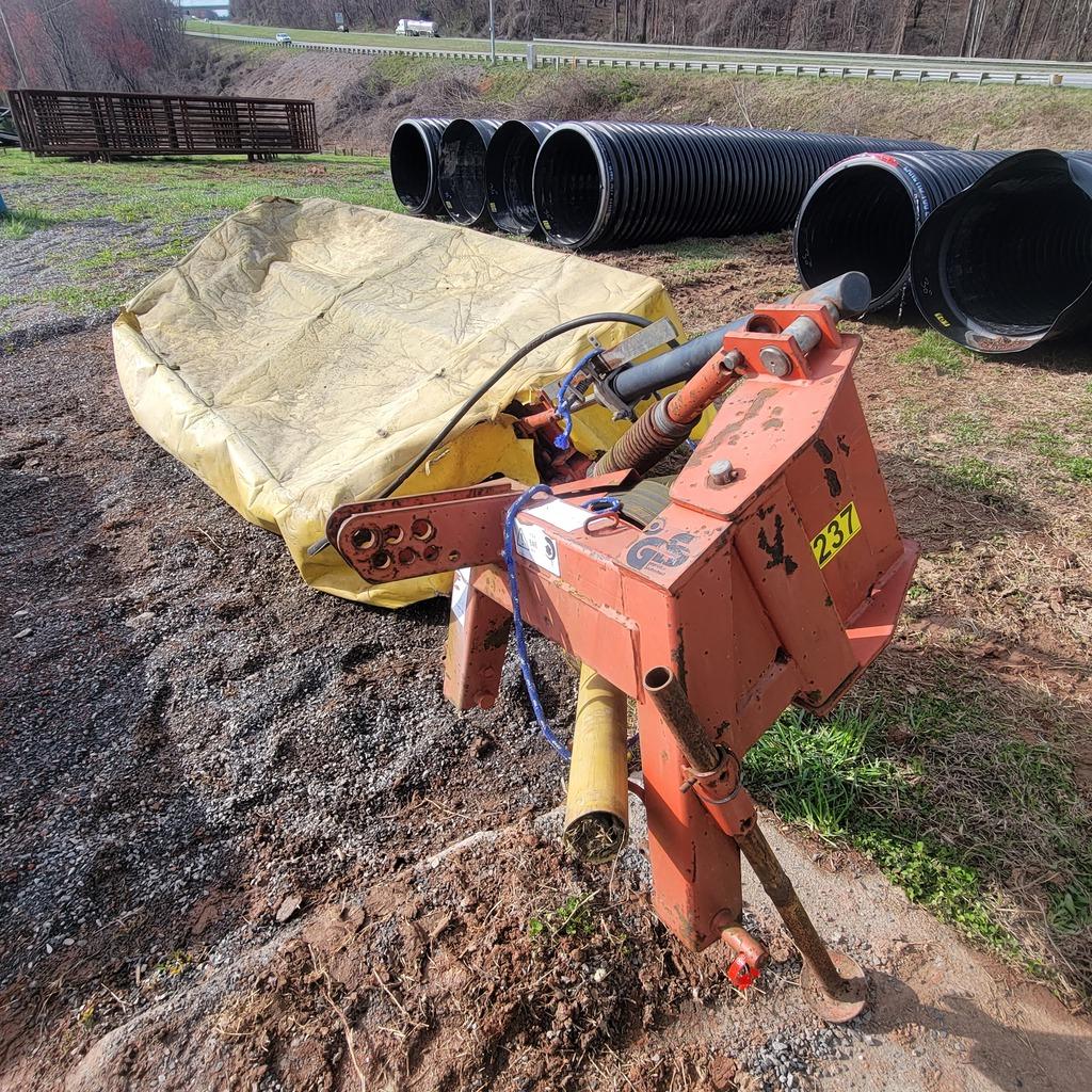 FELLA SM206 DISC MOWER 5 ROTOR 7' W/ PTO WORKS GREAT