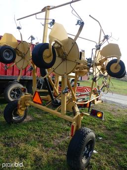 VERMEER TE250 6 BASKET HAY TEDDER W/ PTO