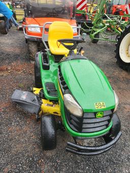 JOHN DEERE D160 LAWN MOWER - 285 HOURS