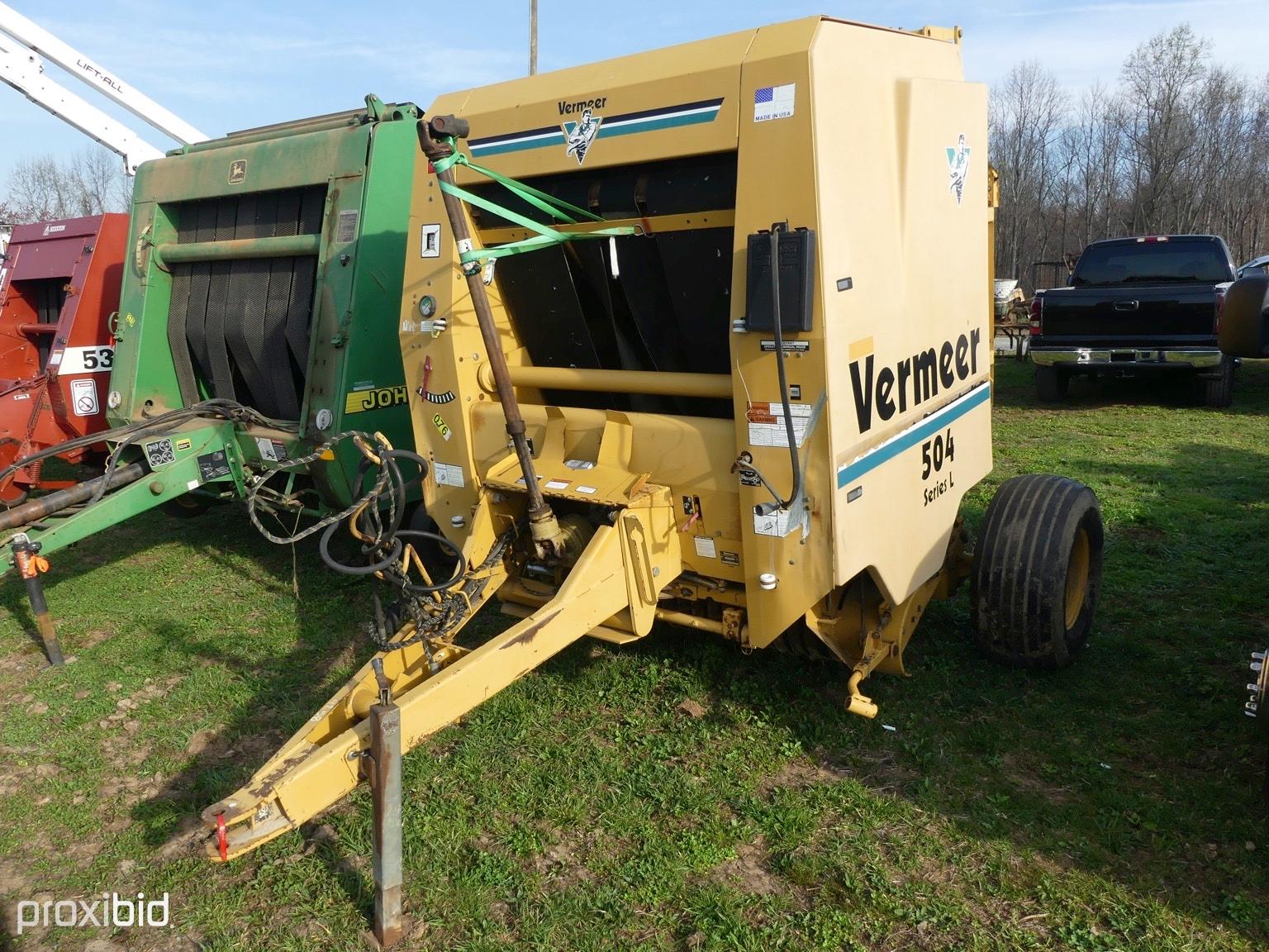 VERMEER 504 SERIES HAY BALER (ROUND)