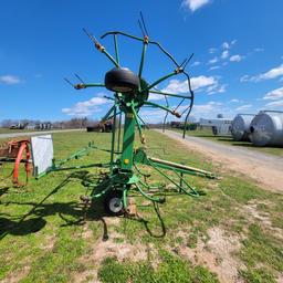 KRONE 4 BASKET TEDDER W/ PTO - FIELD READY!