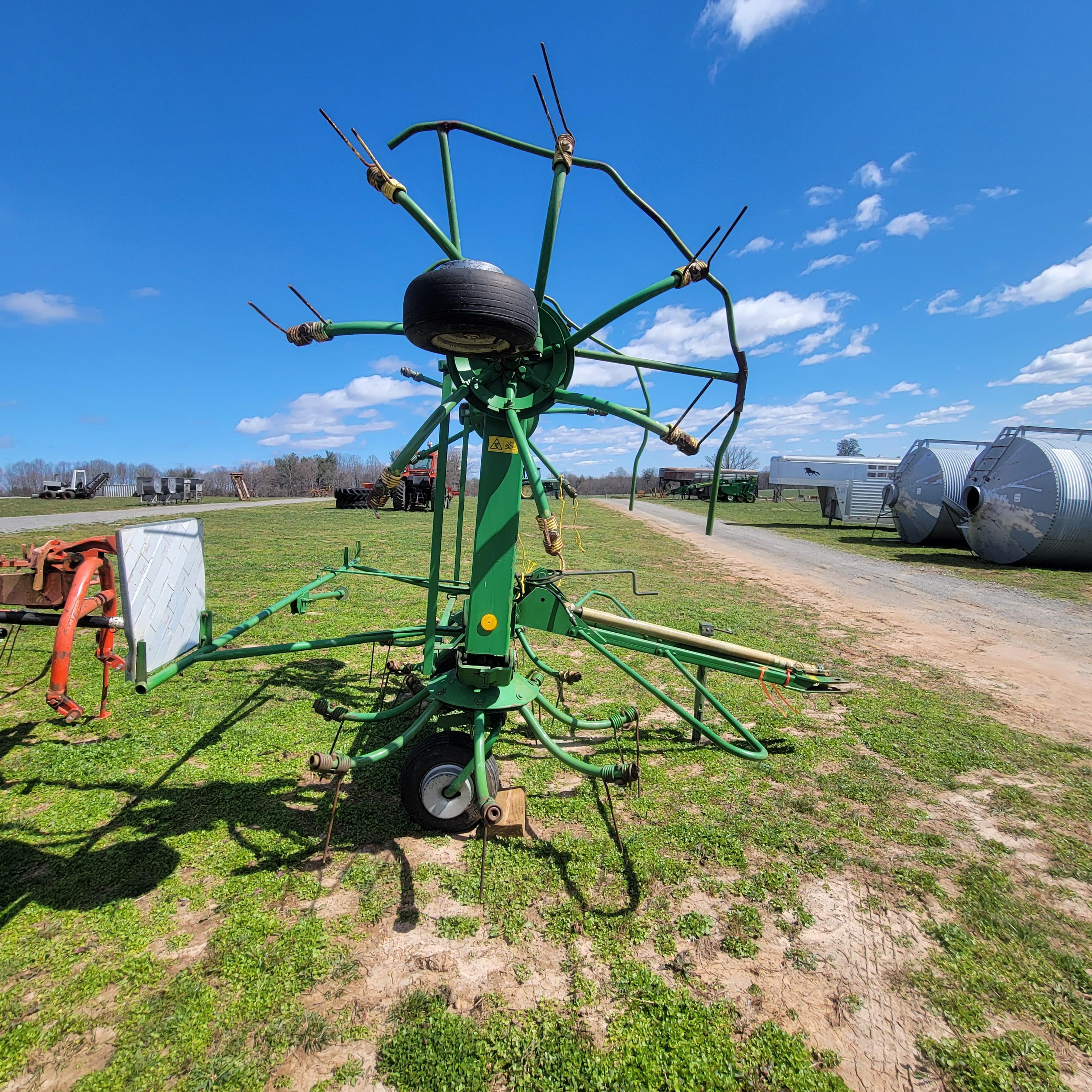 KRONE 4 BASKET TEDDER W/ PTO - FIELD READY!