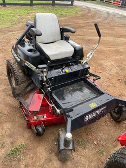 SNAPPER ZERO TURN LAWN MOWER