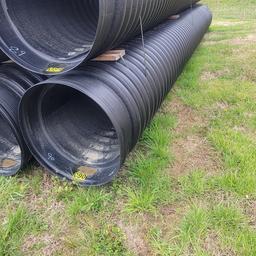 24" OUTSIDE DIAMETER DOUBLE WALL PLASTIC CULVERT 20FT LONG