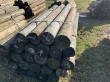 7 ft by 8 in Treated Fence Post Bundle, 25 per bundle