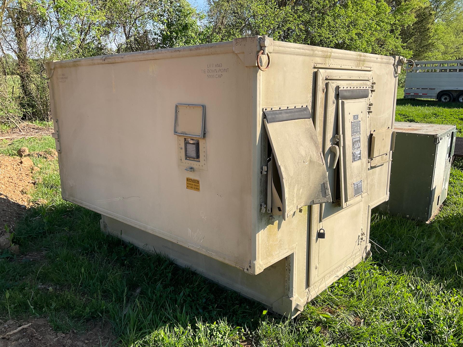 Military Cargo Box w/ AC Unit