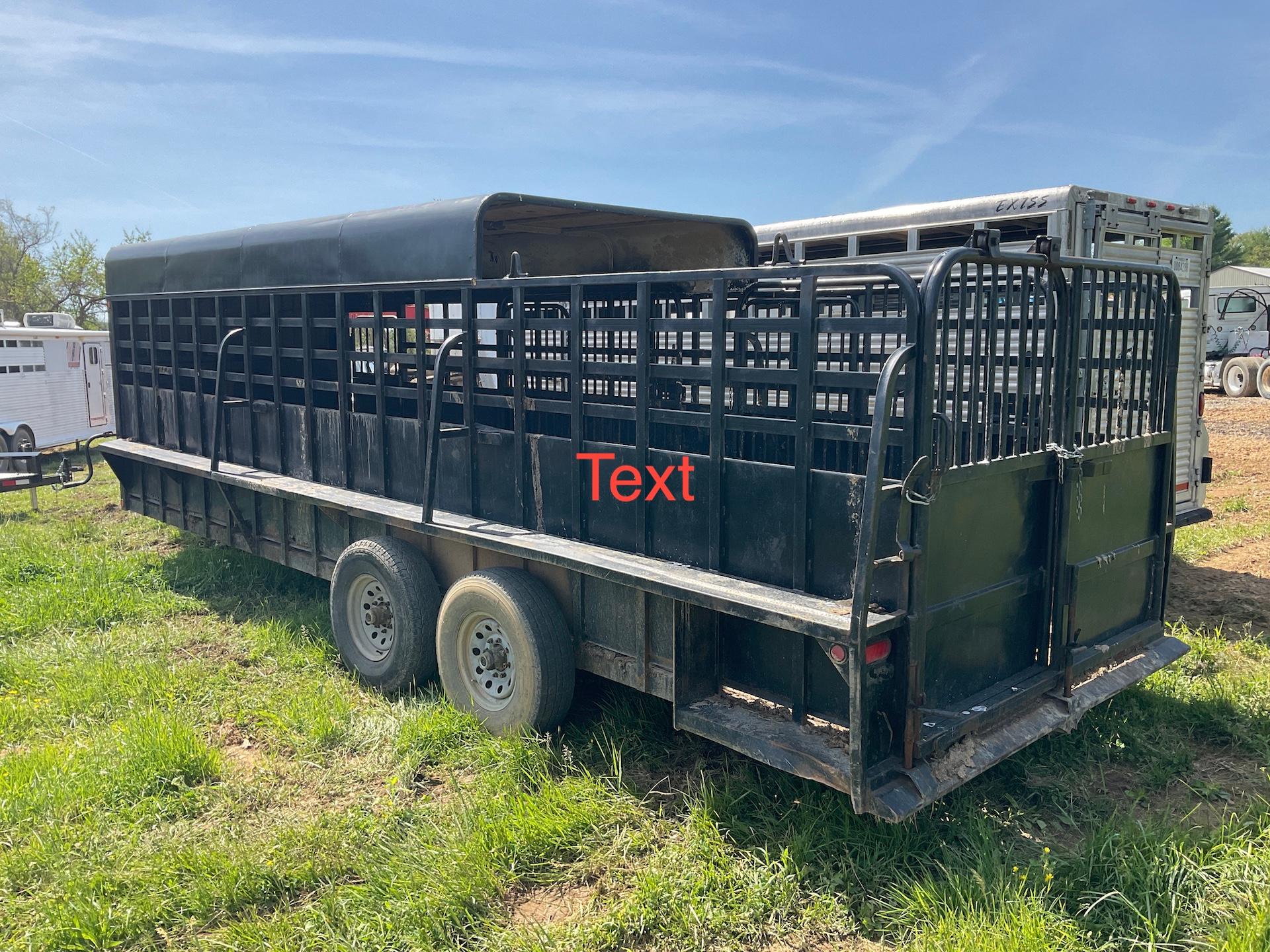 Neckover Open Top Gooseneck Trailer