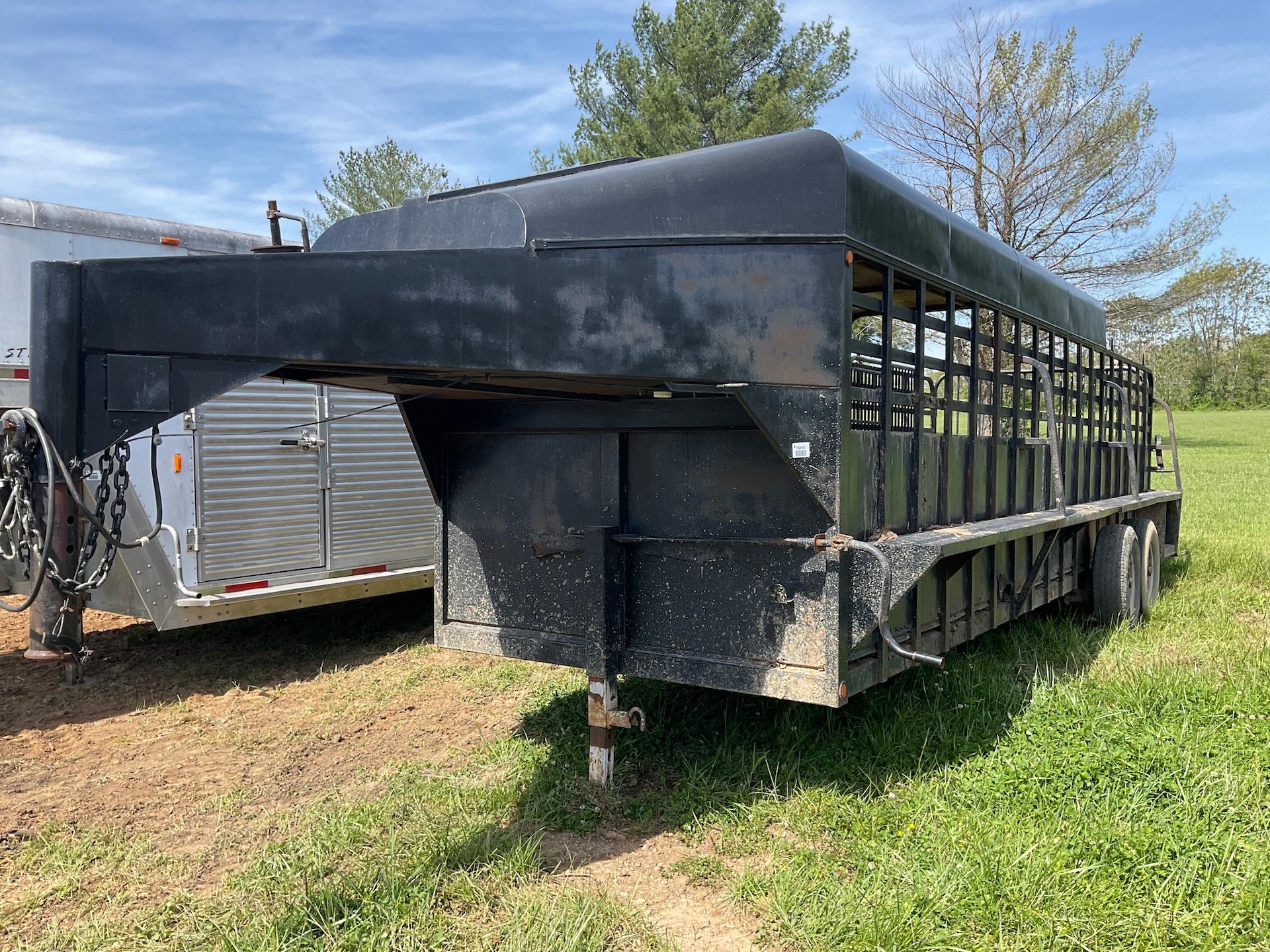 Neckover Open Top Gooseneck Trailer