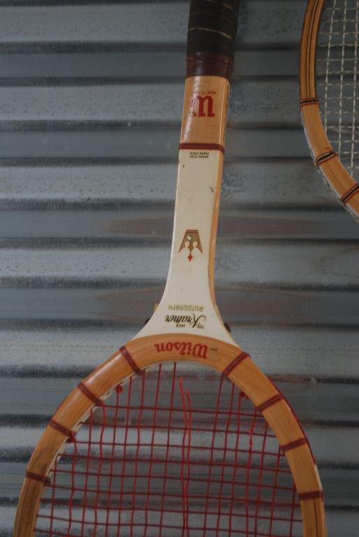Lot of 3 Vintage Tennis Rackets