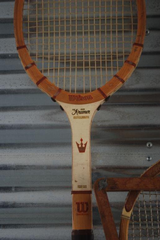 Nice lot of 3 Wood Tennis Rackets