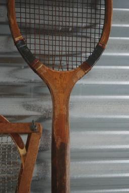 Nice lot of 3 Wood Tennis Rackets