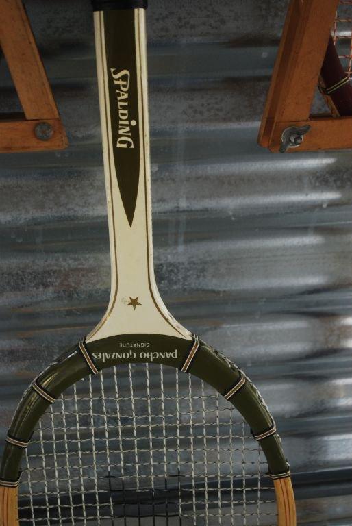 3 Vintage Wood Tennis Rackets