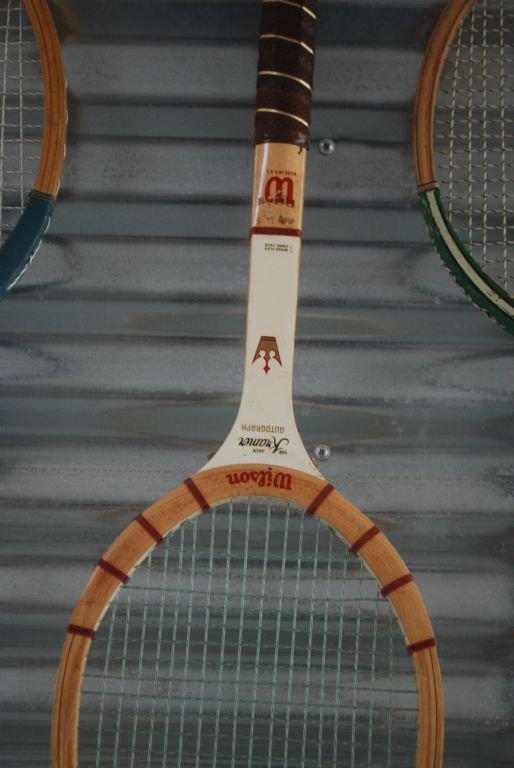 Vintage lot of 3 Tennis Rackets