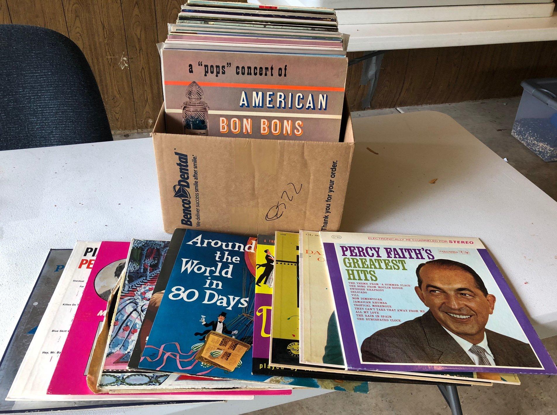 LARGE LOT OF RECORDS