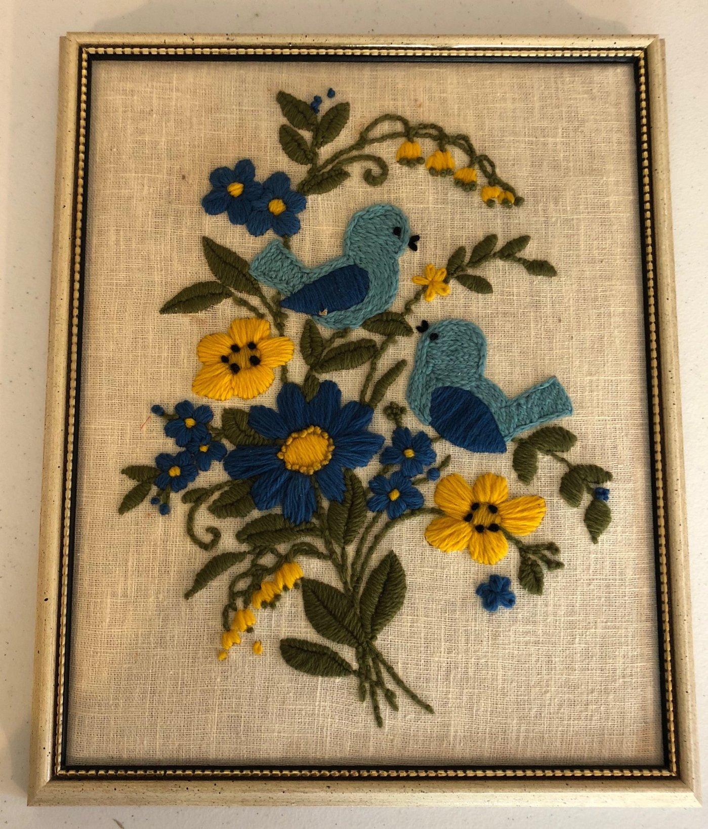 AWESOME VINTAGE NEEDLEPOINT