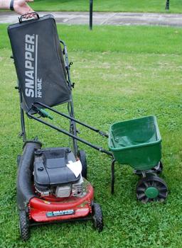 SNAPPER LAWN MOWER & SCOTTS SPREADER