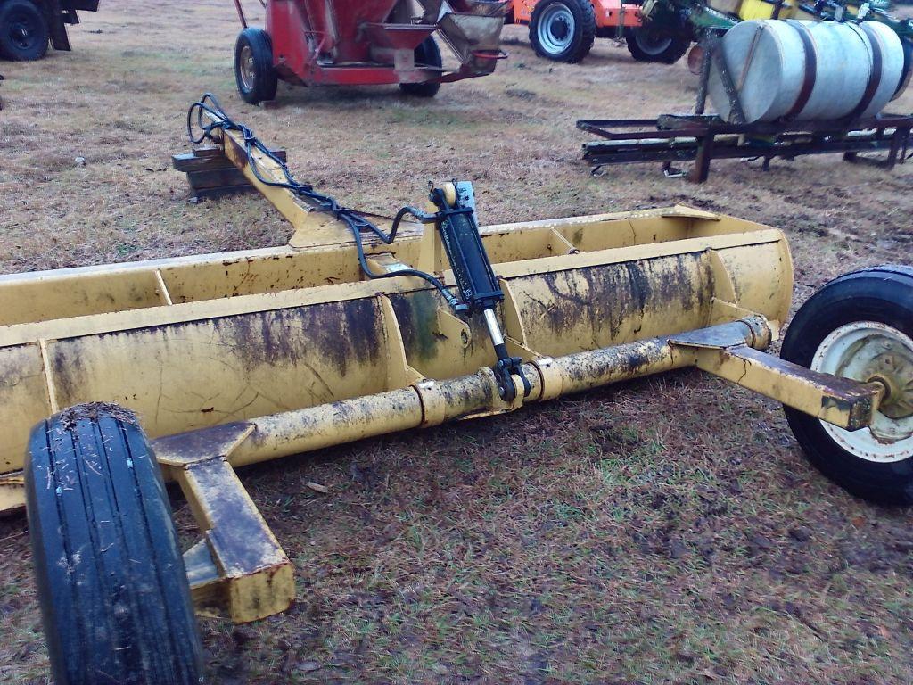 10' DURABUILT 1000 LANDSCRAPER HYDRAULIC BOX BLADE, S: 2986