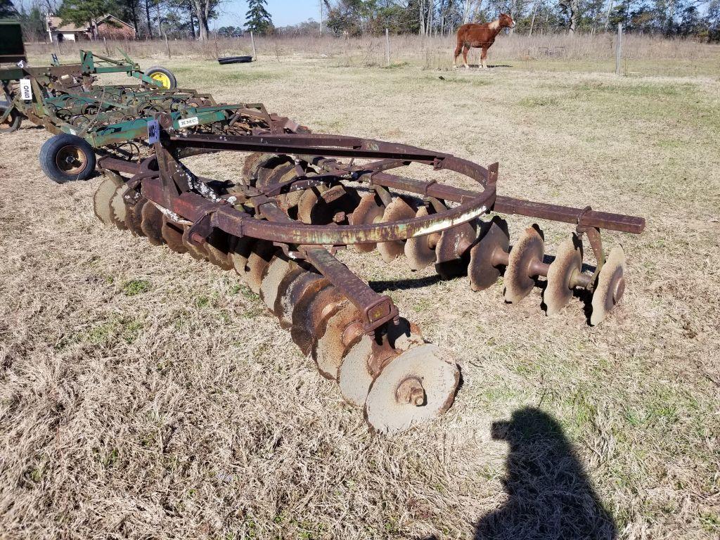 12' JOHN DEERE DISC HARROW, 3PH