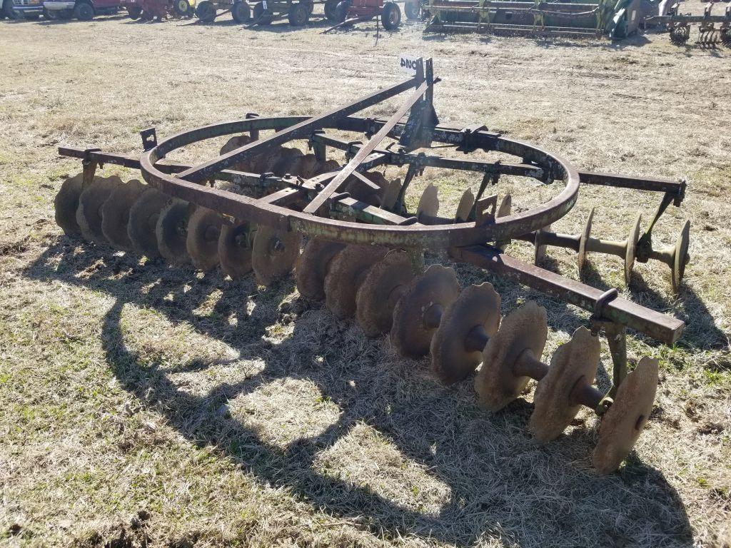 12' JOHN DEERE DISC HARROW, 3PH