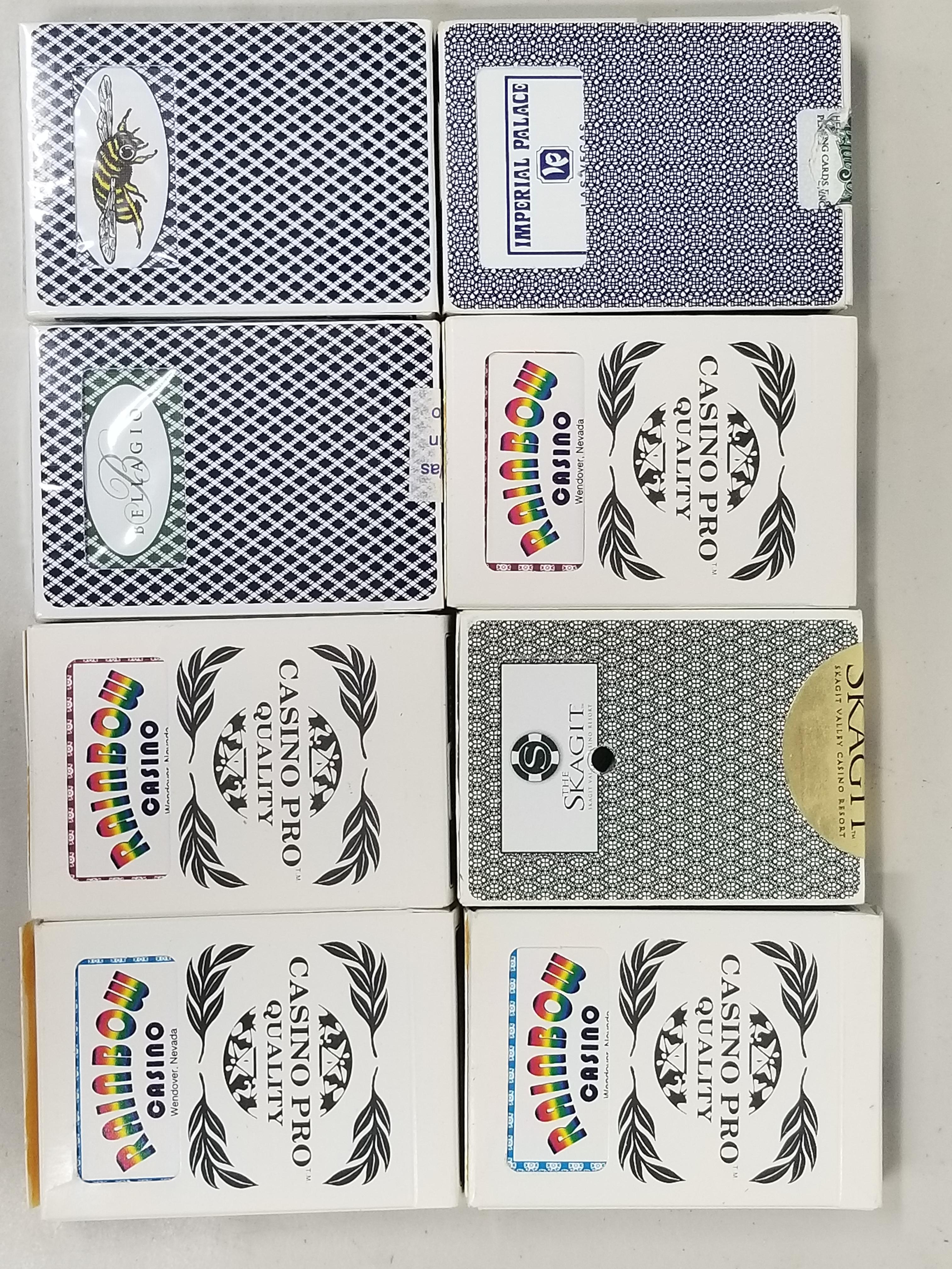 8 Decks of Playing Cards