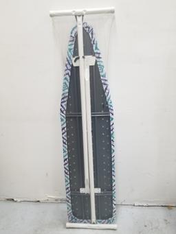 Mainstays T-Leg Ironing Board for College, Multi-Dye Diamond Cover - New