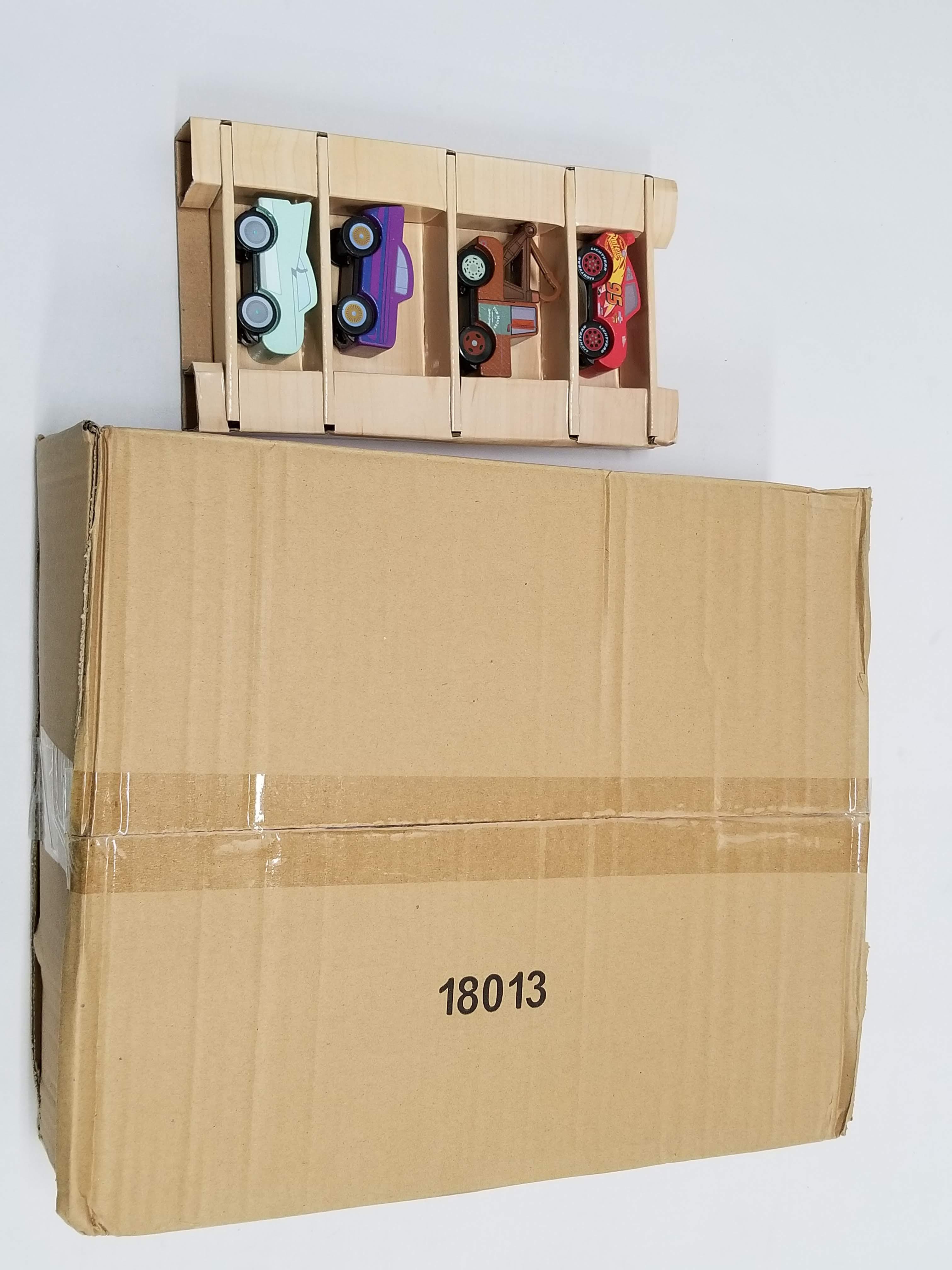 KidKraft Real Wood Cars 2 Playset - Box Damaged, Product New/Sealed