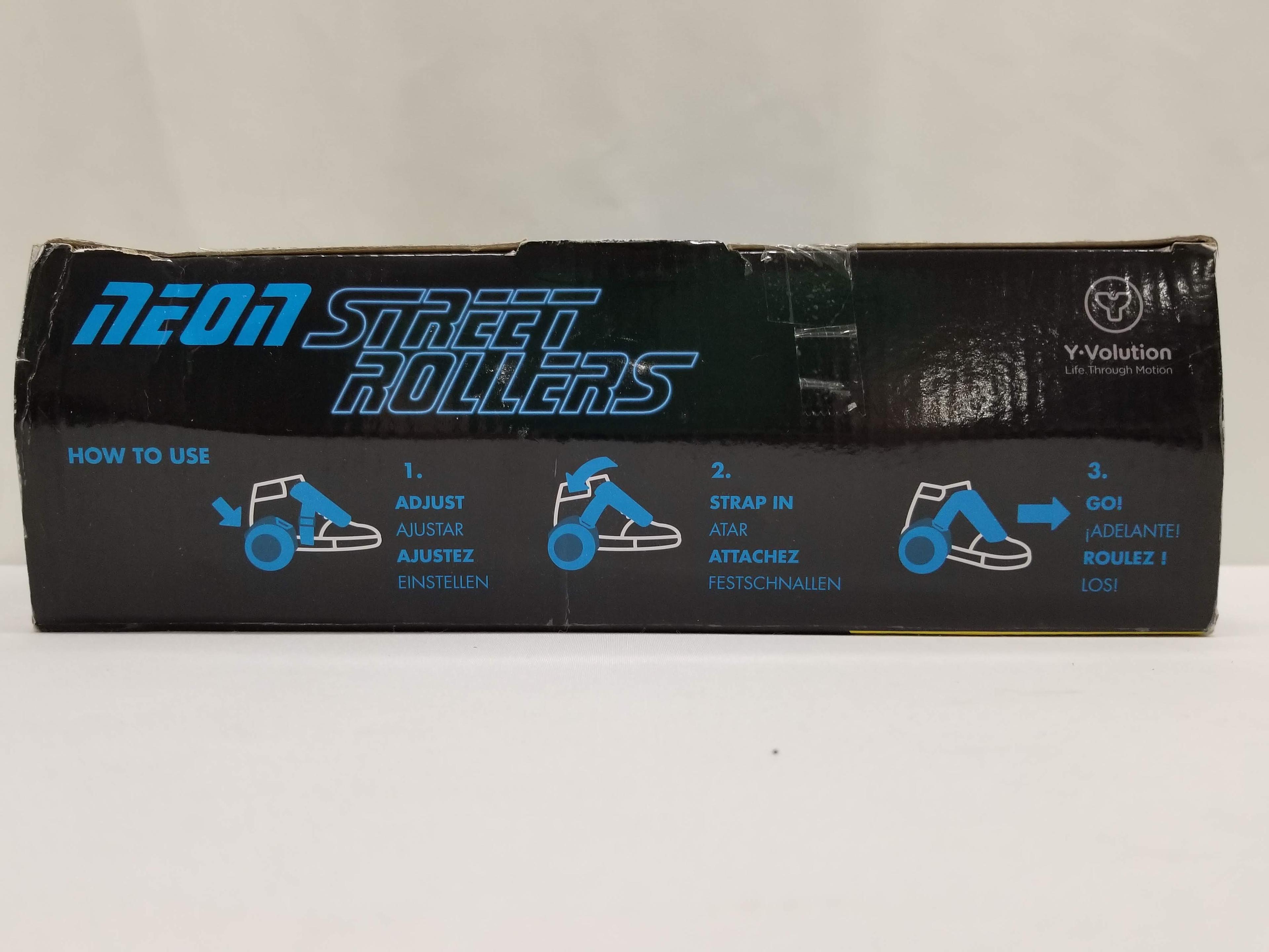 Neon Street Rollers - Strap-on Roller Skates - New