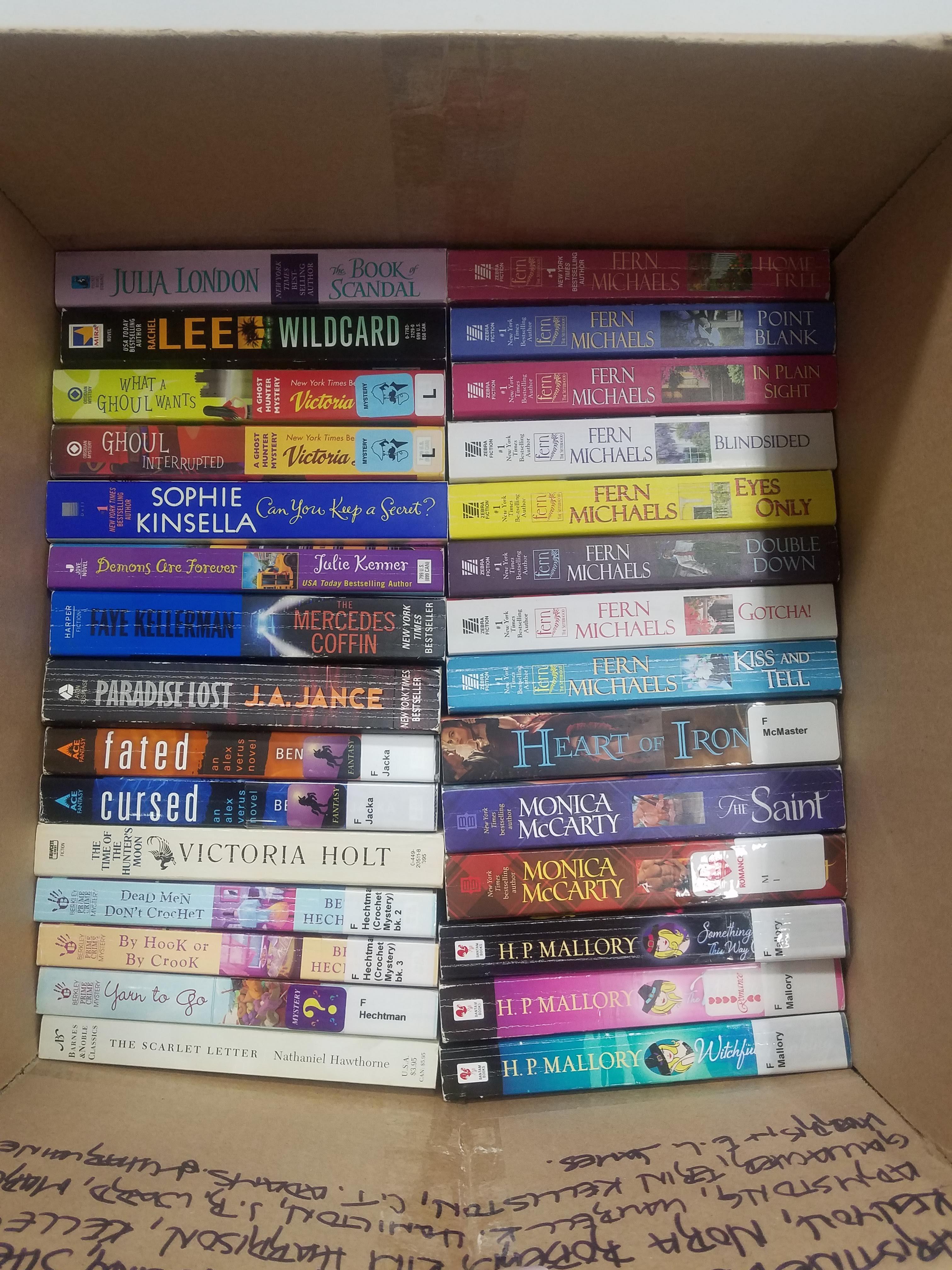 84 Paperback Fiction Books, Various Authors Anderson - Woods