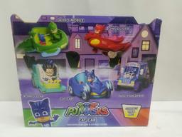 PJMasks Cat-Car & Lightning McQueen Race & Reck Toys - New