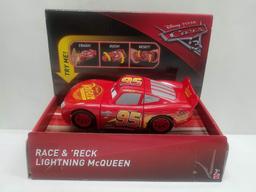 PJMasks Cat-Car & Lightning McQueen Race & Reck Toys - New