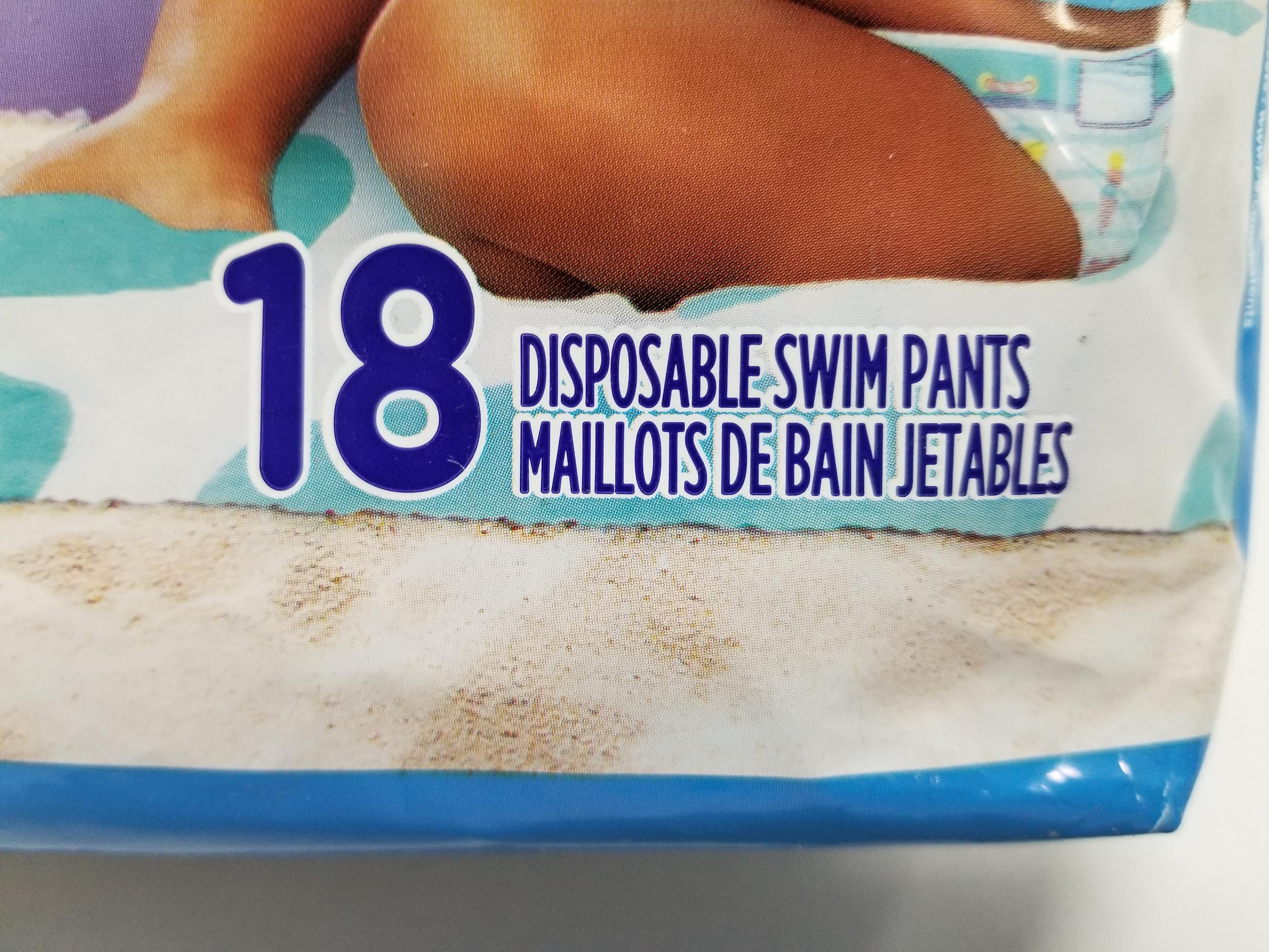 Pampers Splashers - Disposable Swim Pants - Size M (20-33lbs) 18ct - New