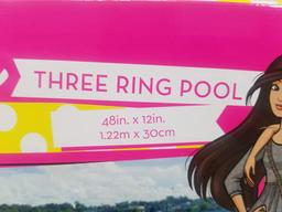 Barbie 3 Ring Pool & Water Blaster Toy - New