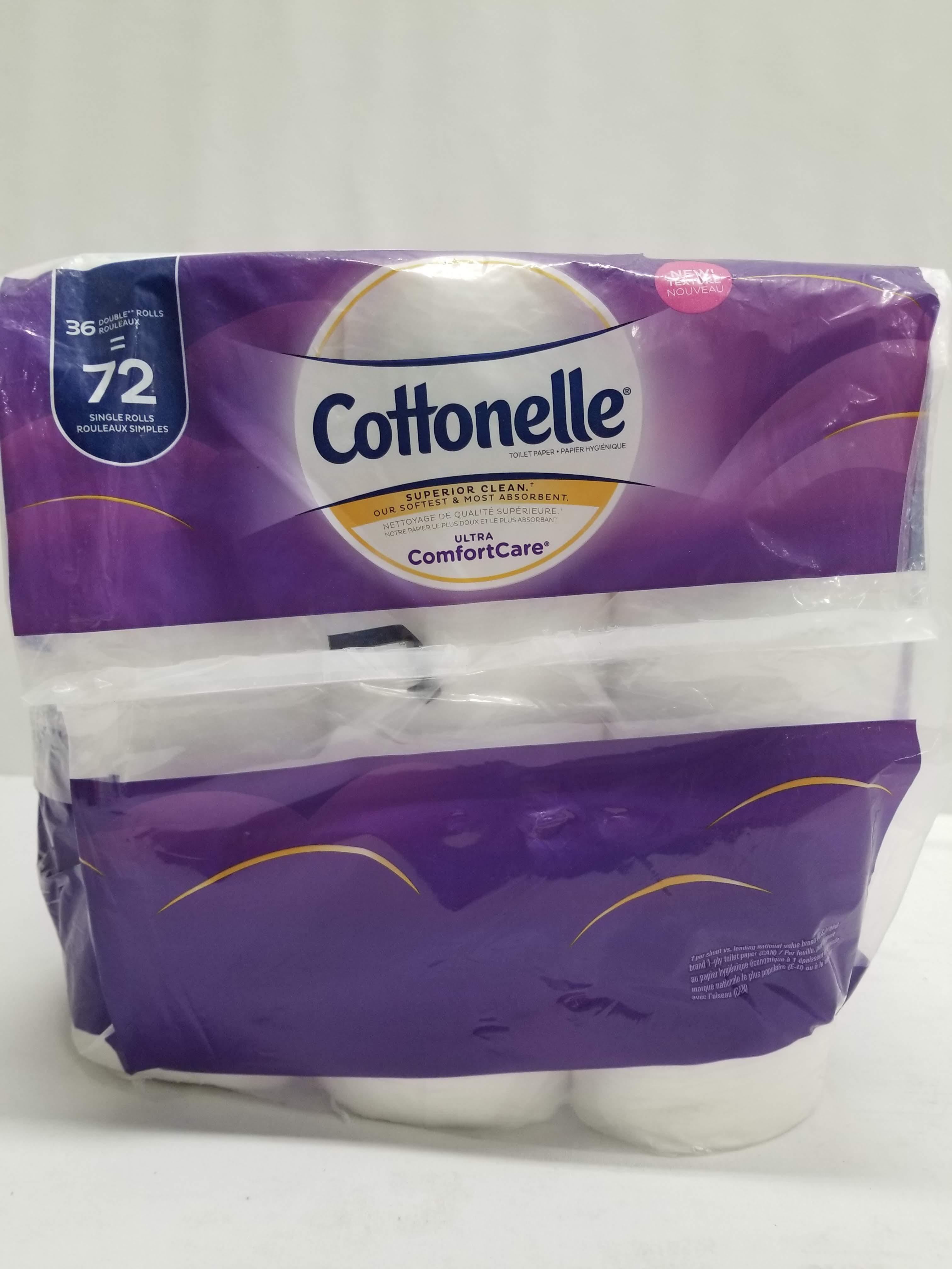 Cottonelle Ultra ComfortCare Toilet Paper - 36 Double Rolls - New