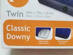 Intex Twin Size Air Mattress, Classic Downey - New