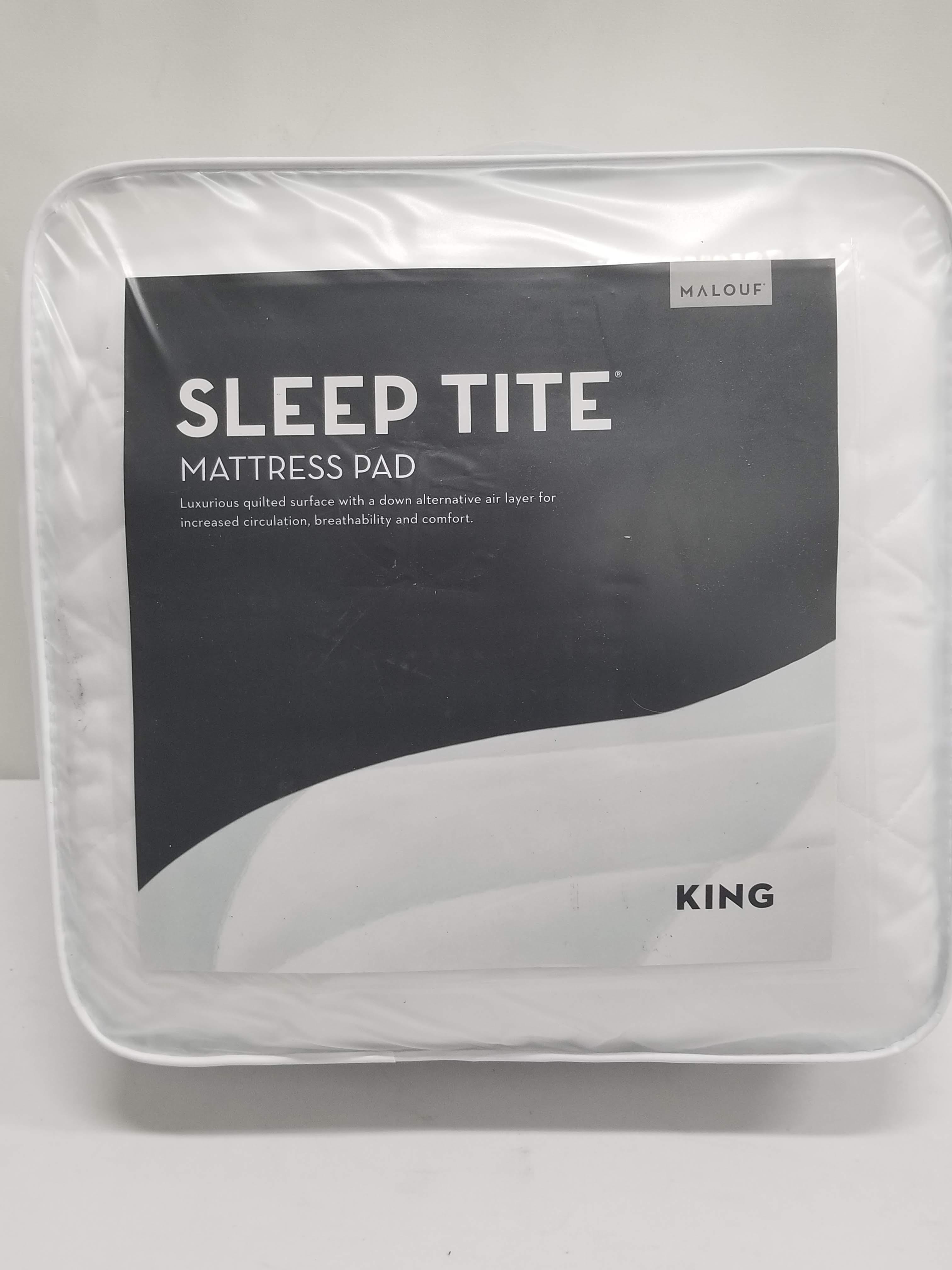 Sleep Tite Mattress Pad - King - Malouf Brand - New