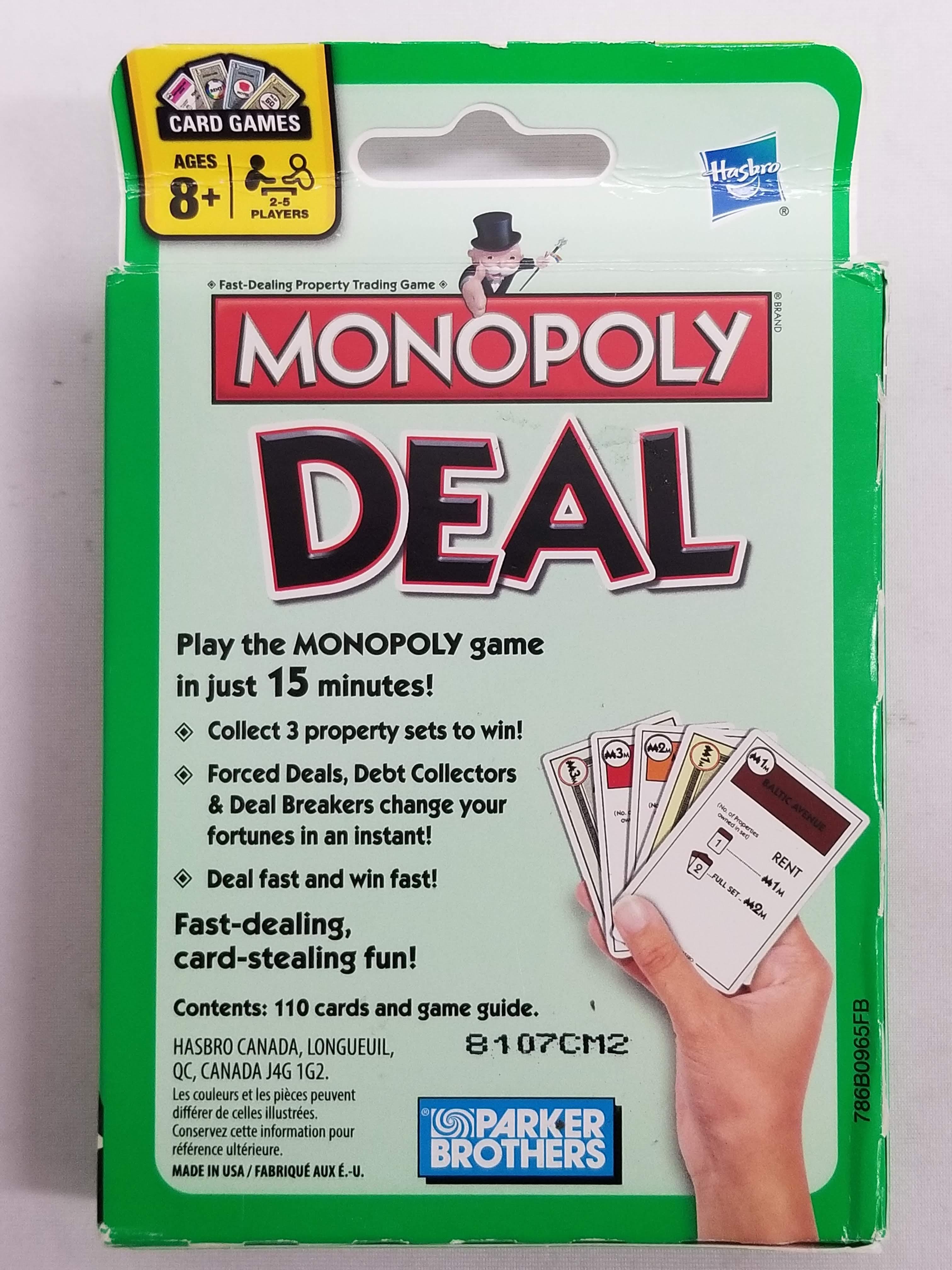 Card Games Lot: Pictionary, Bold, Monopoly DEAL - New