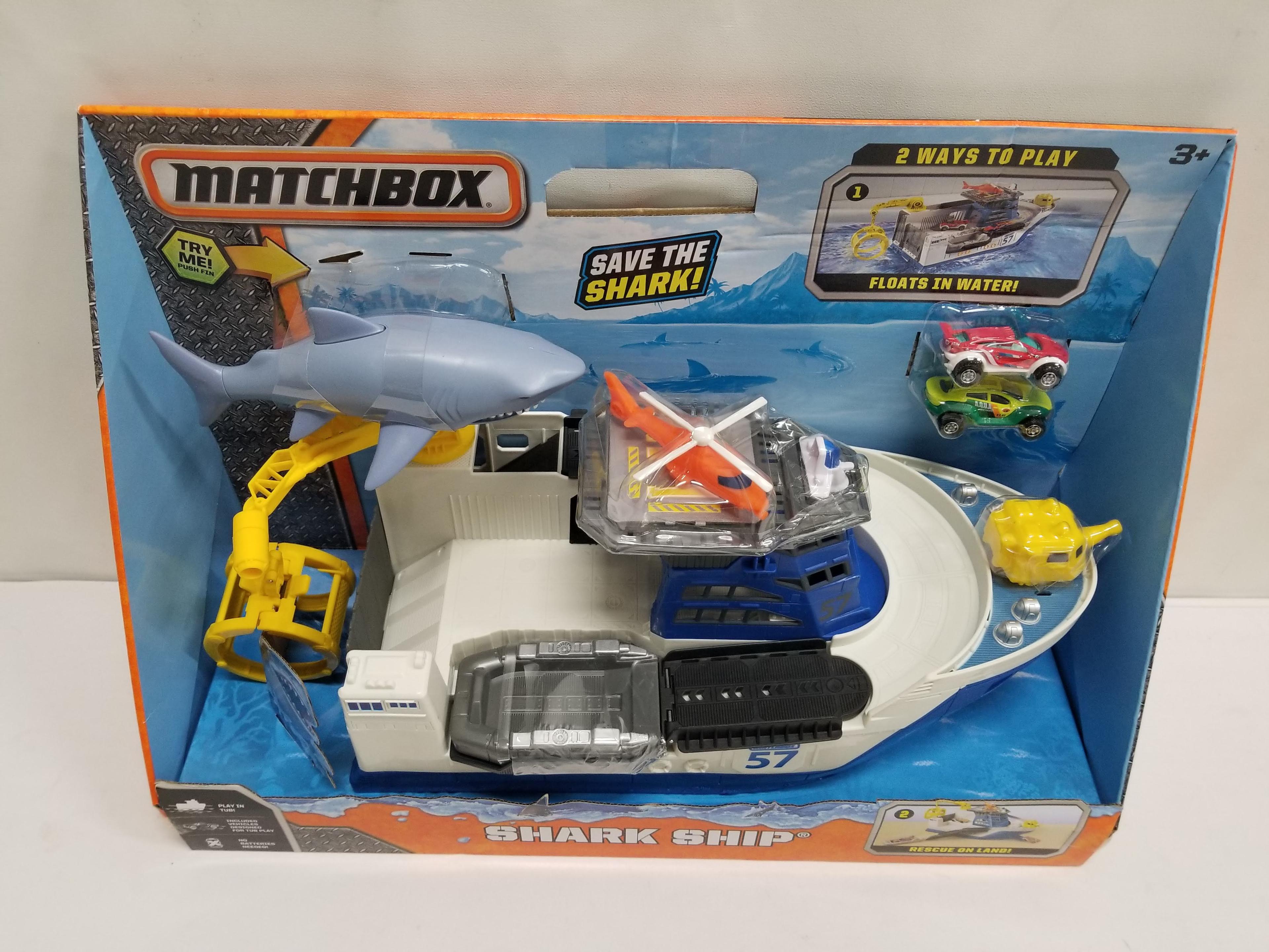 Matchbox Shark Ship Play Set - New