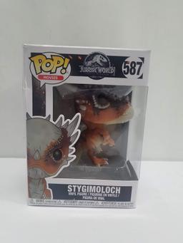 Funko Pop! Jurassic World #587 Stygimoloch Vinyl Figure, slight box damage - New